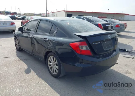 2012 Honda Civic Ex from USA, damaged, VIN 19XFB2F87CE088604